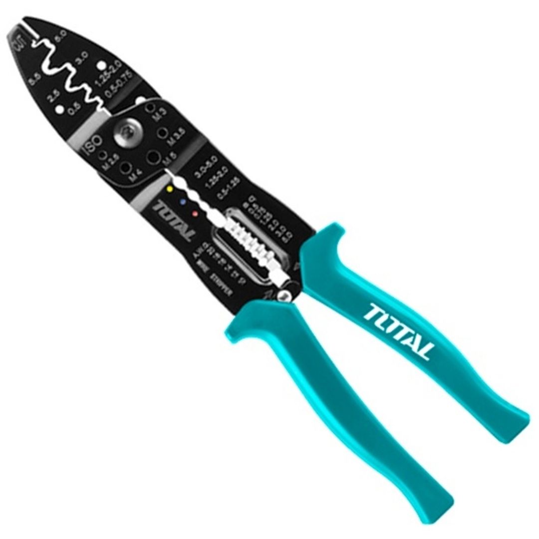 عراية اسلاك مبسطه+مكبس راسيات 10" من Total