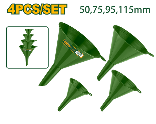 طقم محقان بلاستيك 4 قطع من جادايفر-Jadever