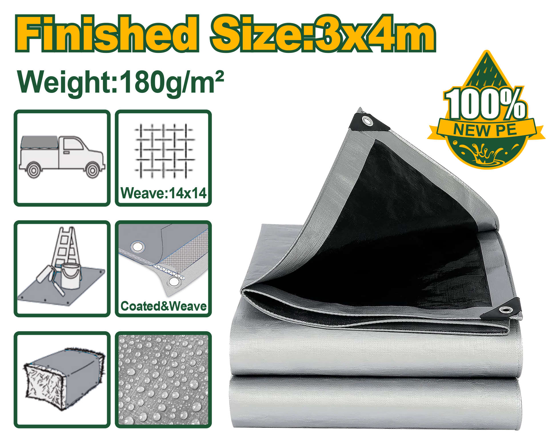 شادر سكني ثقيل قياس 4*3 من جادايفر -Jadever