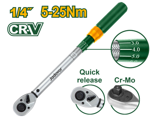 ذراع شد طقطيقة 25 نيوتن 1/4" من جادايفر-Jadever