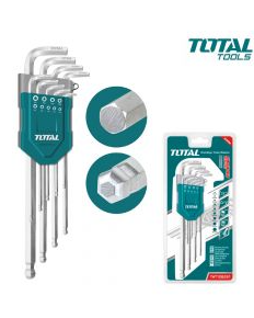 طقم الن كي مسدس طويل طابة من TOTAL