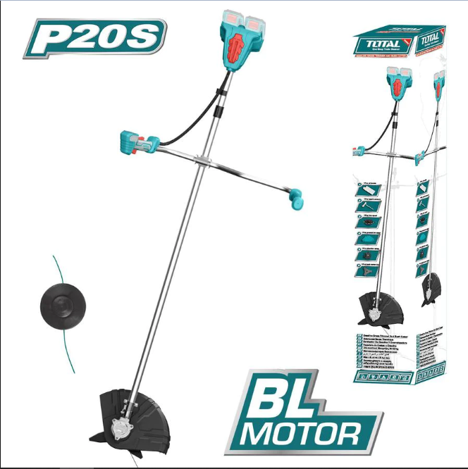 ماكنة قص حواف العشب بدون بطارية وشاحن 40 فولت من Total