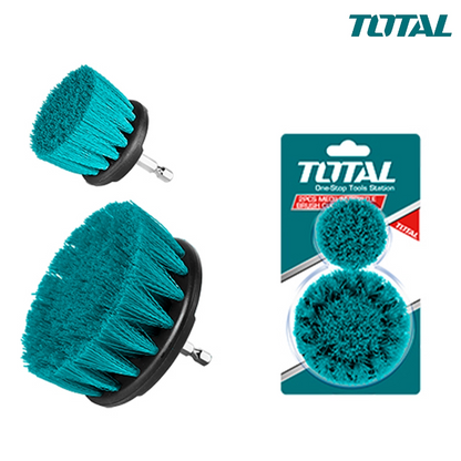 طقم فراشي دريل عدد 2 متوسط الخشونة من Total