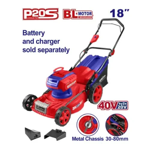 ماكينة قص العشب  اللاسلكية EMTOP ELML20185