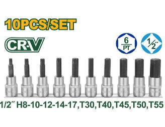 طقم بوكس نجمة 1/2" من جاديفير Jadever