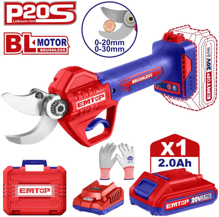 مقص مستقيم دقيق لاسلكي بجهد 20 فولت -  EMTOP ELSL203051