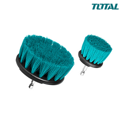 طقم فراشي دريل عدد 2 متوسط الخشونة من Total