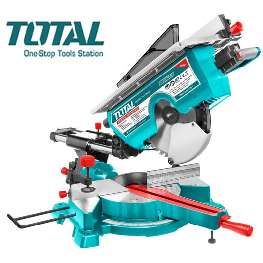 منشار ذيل 12" 1800 واط مع طاولة قص من Total