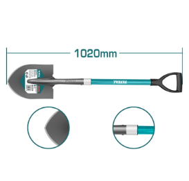 كريك مثلث مع عصا فيبر 1 متر  من Total