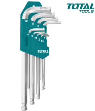 طقم الن كي مسدس طويل طابة من TOTAL