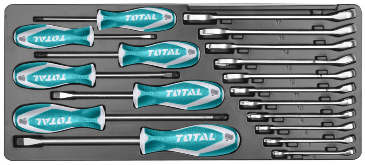 صندوق عدة حديد 97 قطعة من Total