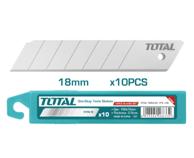 مجموعة شفرات سكين بطول 18 ملم من TOTAL