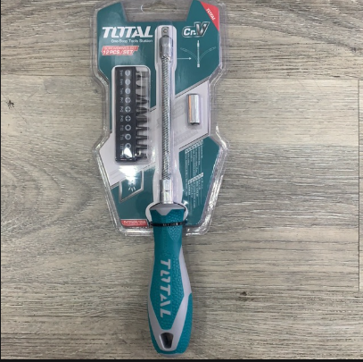 مفك فلكسبل 12 قطعة من TOTAL