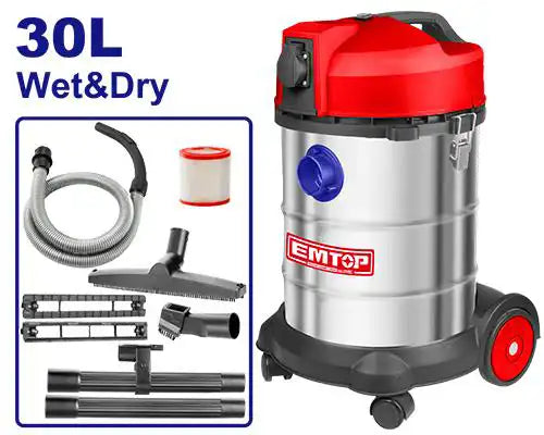 مكنسة كهربائية صناعية رطبة وجافة