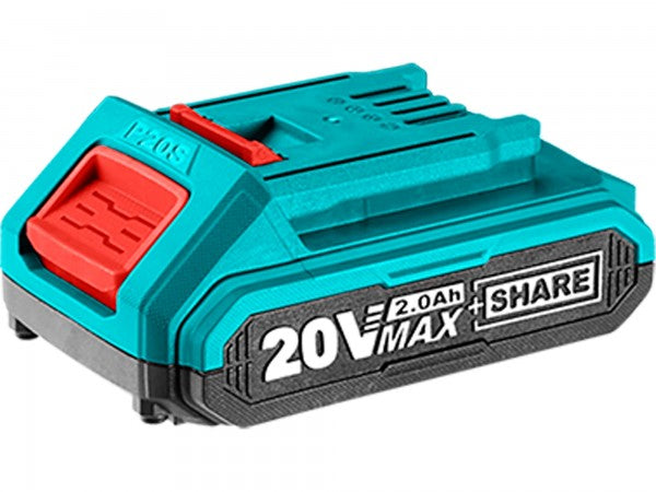 مقص عشب شحن 20 فولت مع بطارية 2 امبير وشاحن من Total