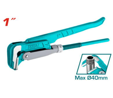 مفتاح الأنابيب السويدي 45 درجة الثقيلة من TOTAL