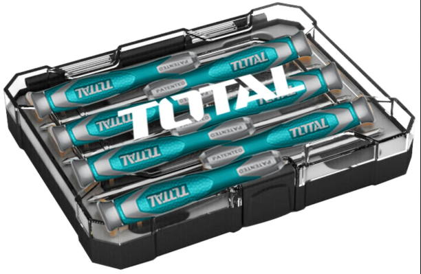 طقم مفكات الكتروني 7 قطع من TOTAL