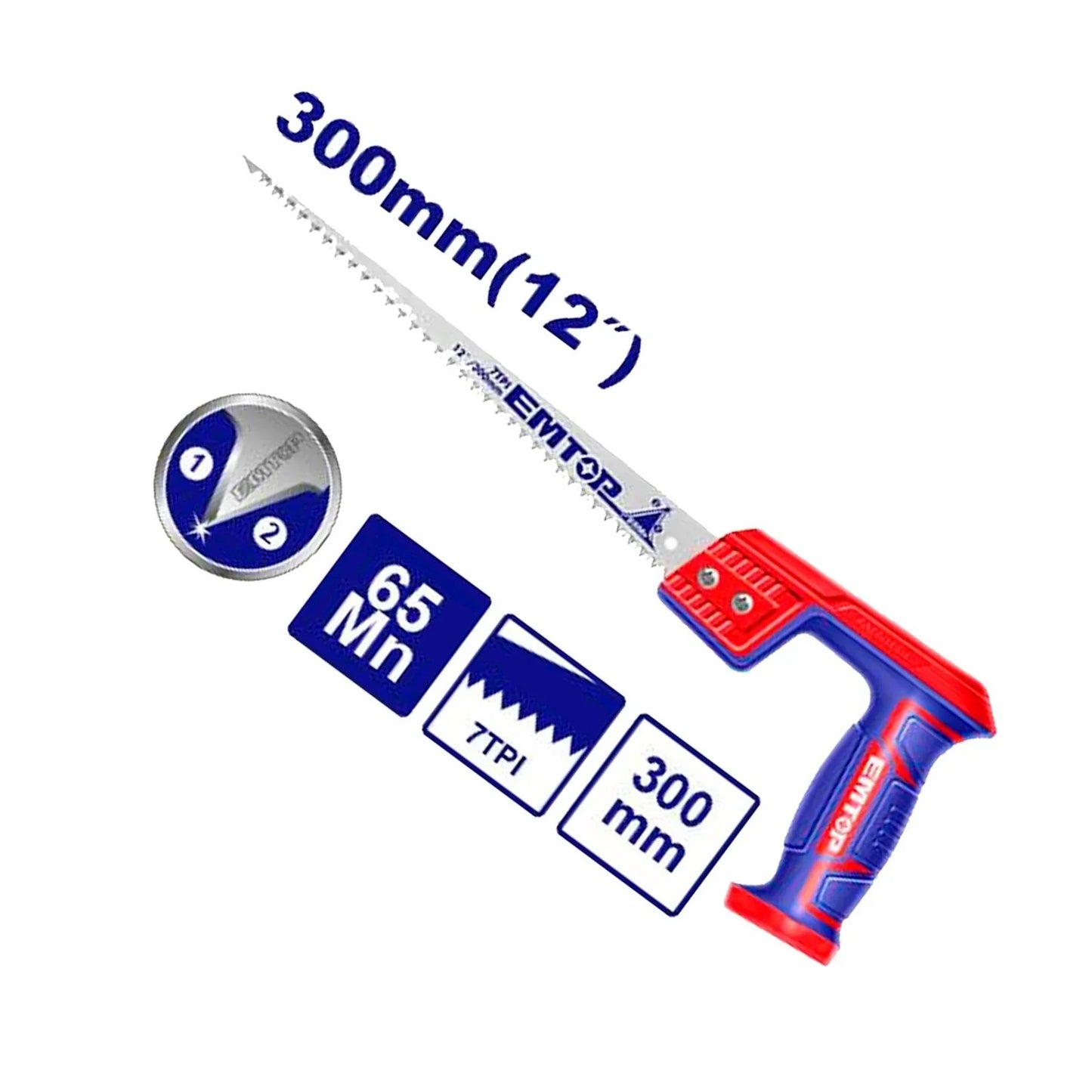 منشار شجر 12 انش EMTOP EHASC3001