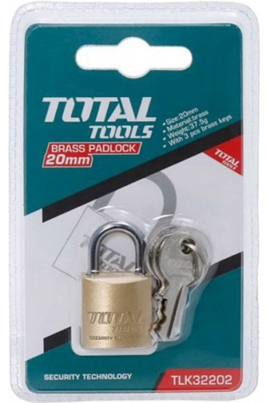 قفل نحاس 20 ملم توتال - Total