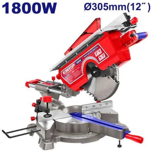 منشار طاولة ومتري EMTOP 10 بوصة 2 في 1 بقوة 1800W