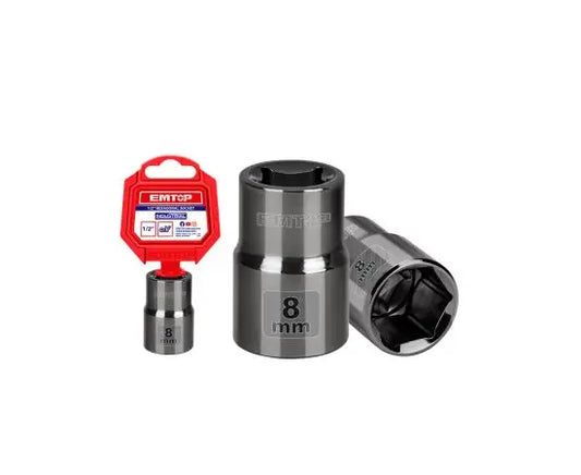مقبس سداسي 1/2 إنش – 8 ملم EMTOP ESCT12081