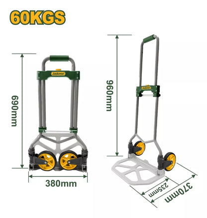 عرباية تحميل قابلة للطي 60 كيلو من  JADEVER