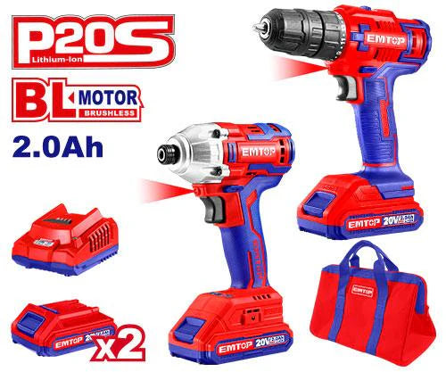 مجموعة  كومبو اللاسلكية المكونة من قطعتين  EMTOP ECKL2006