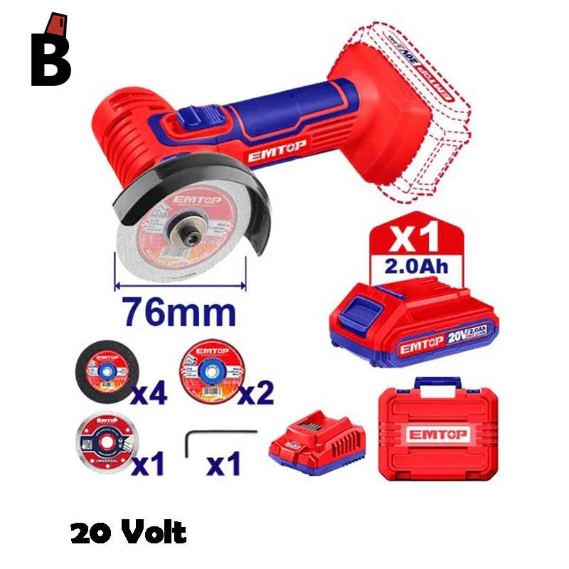 أداة قطع صغيرة لاسلكية EMTOP ELAG76017