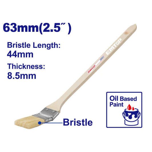 فرشاة دهان أعوج 2.5 إنش EMTOP EMPE3325