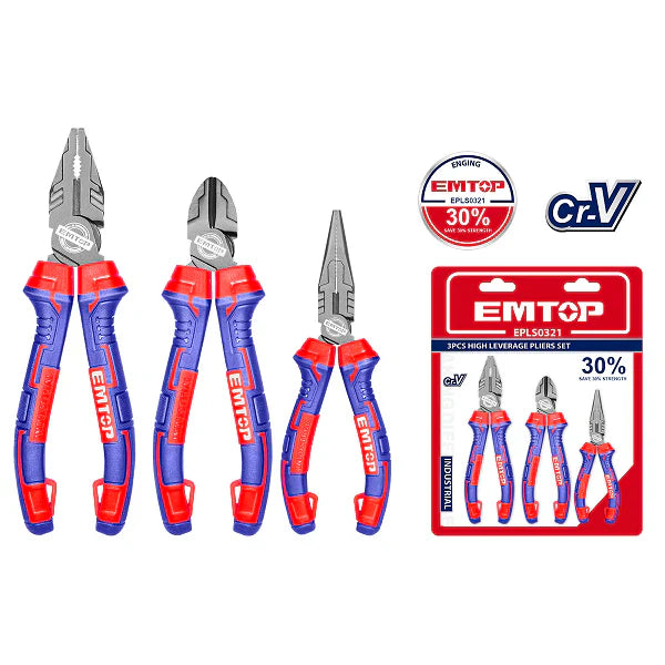 طقم  قطاعات و زراديات  من  EMTOP المكونة من 3 قطع