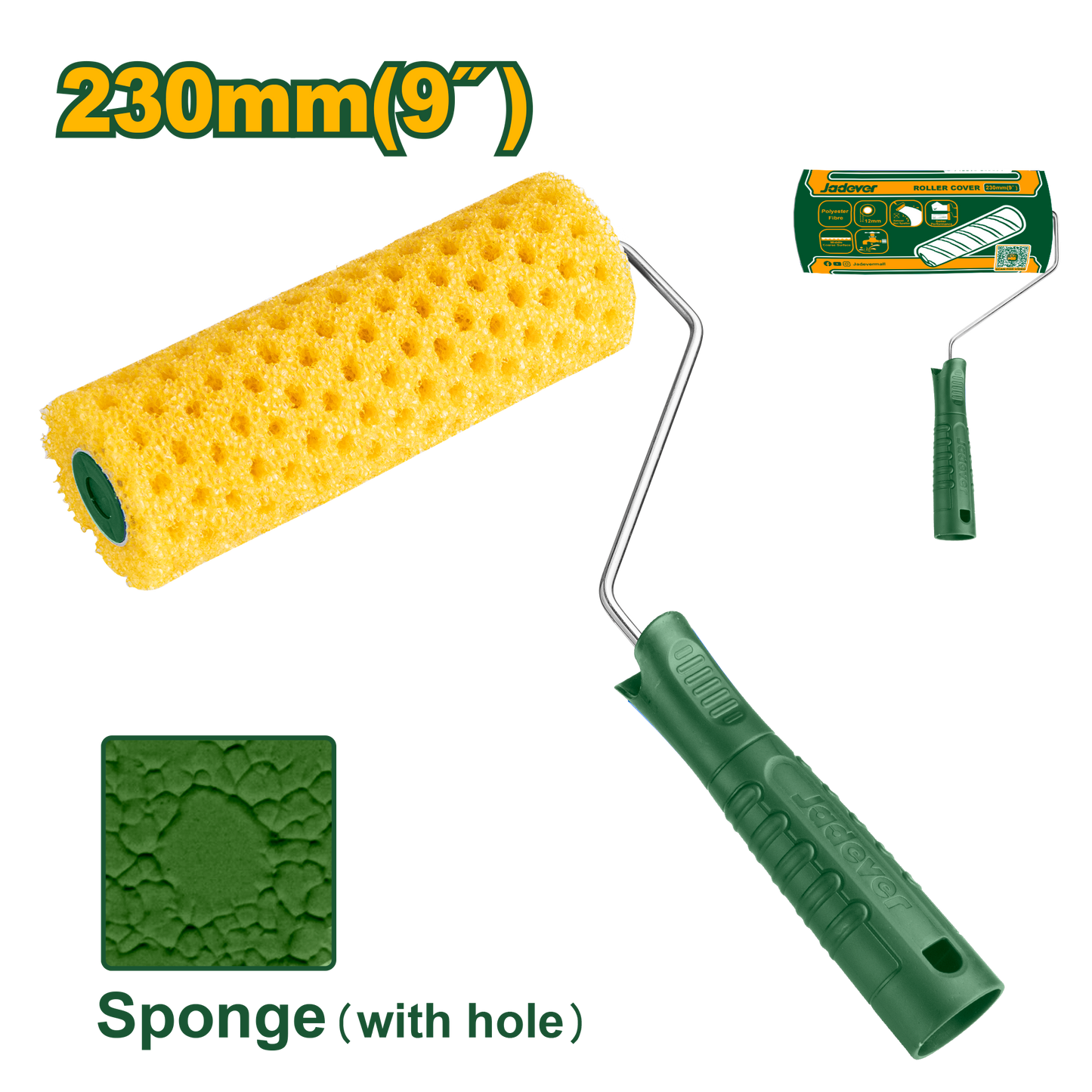 رول اسفنج خشن 9" من جادايفر Jadever