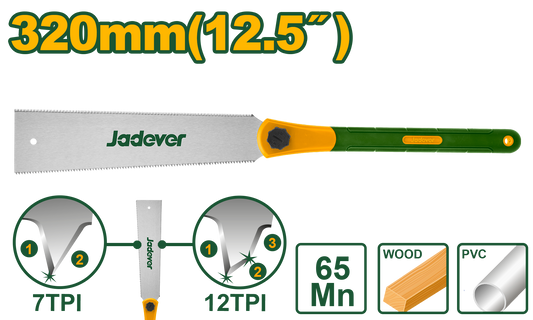 منشار جاديفر 320 مم ذو حافتين لقطع دقيق مع تصميم مزدوج الحافة