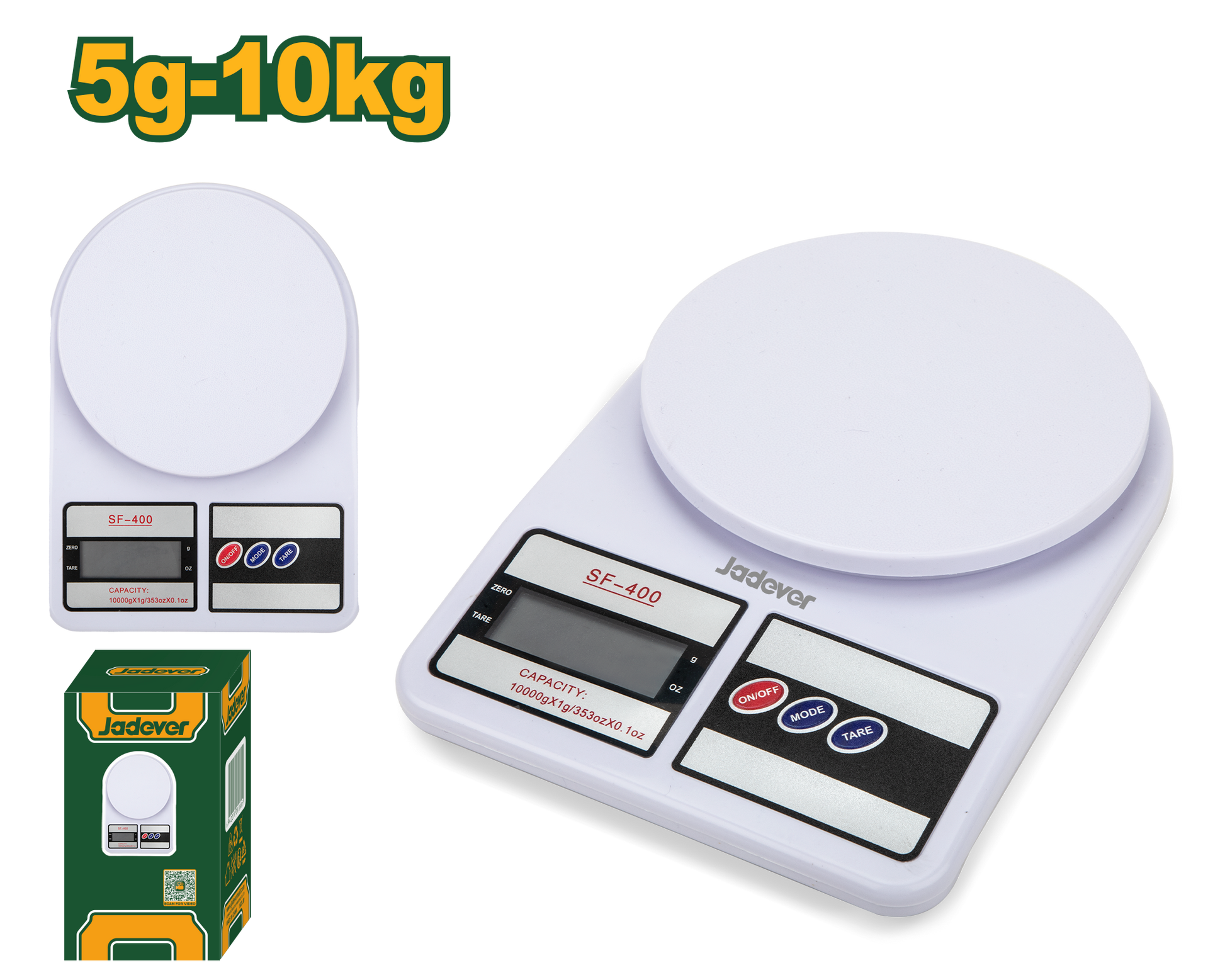 ميزان مطبخ 10 كيلو من جادايفر Jadver