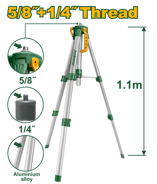 حامل ثلاثي لميزان الليزر من 45 سم -1.1 متر من JADEVER