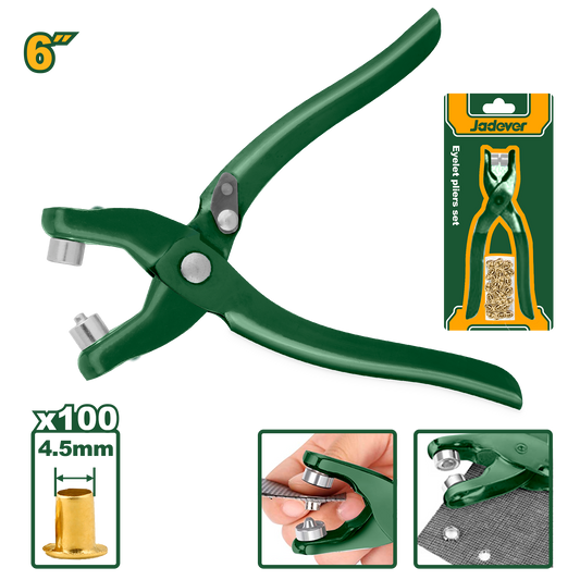 مكبس حلقات 6 انش مع 100 حلقة جادايفر - Jadever