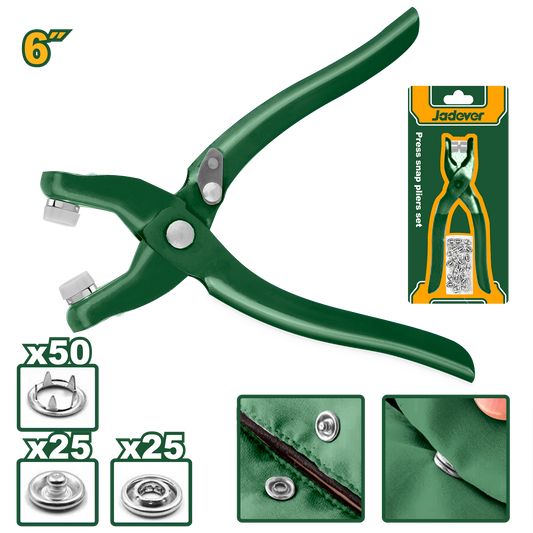 مكبس حلقات كبير مع 100 حلقة من جادايفر Jadever