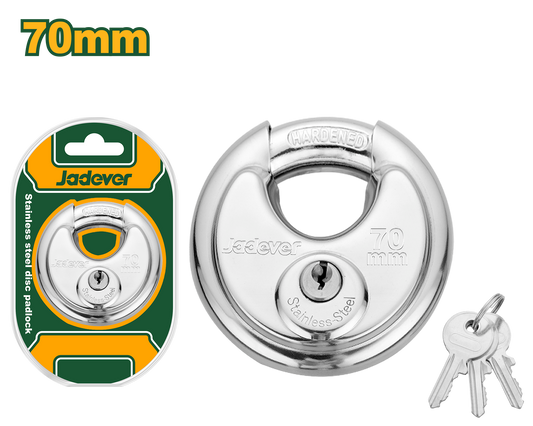 قفل مدور ستانلس 70 ملم من جادايفر Jadever