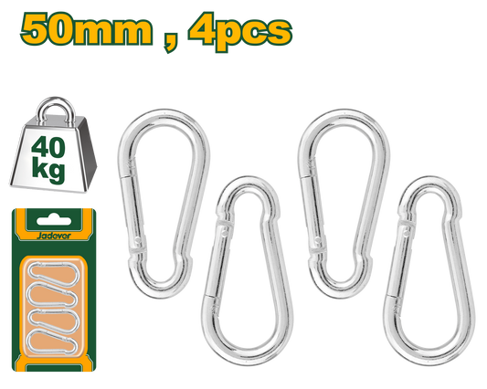 هوك نجاصة من الفولاذ الكربوني 50 مم – مجموعة من 4 قطع،من JADEVER