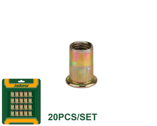 طقم صواميل التثبيت (20 قطعة متوفرة بأحجام متعددة) من JADEVER