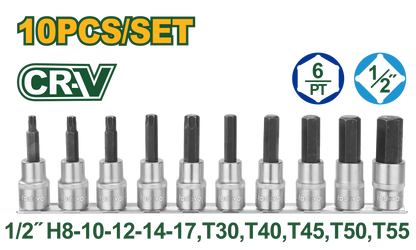 طقم بوكس نجمة 1/2" من جاديفير Jadever