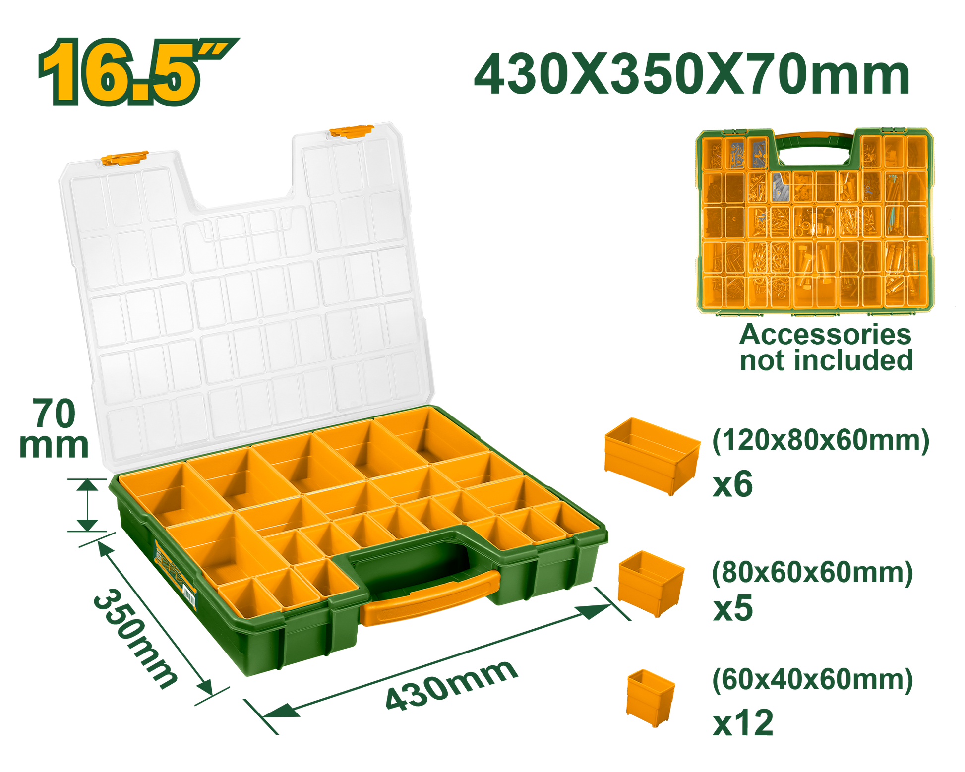صندوق براغي 16.5" من جادايفر -Jadever