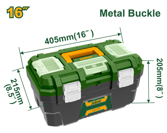 صندوق عدة بلاستيكي 16" من جادايفر Jadever