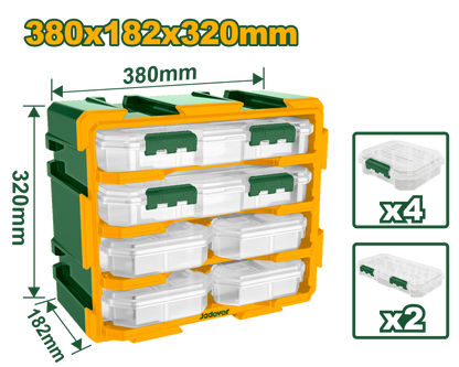 وحدة ادراج خانات عدة احجام من JADEVER