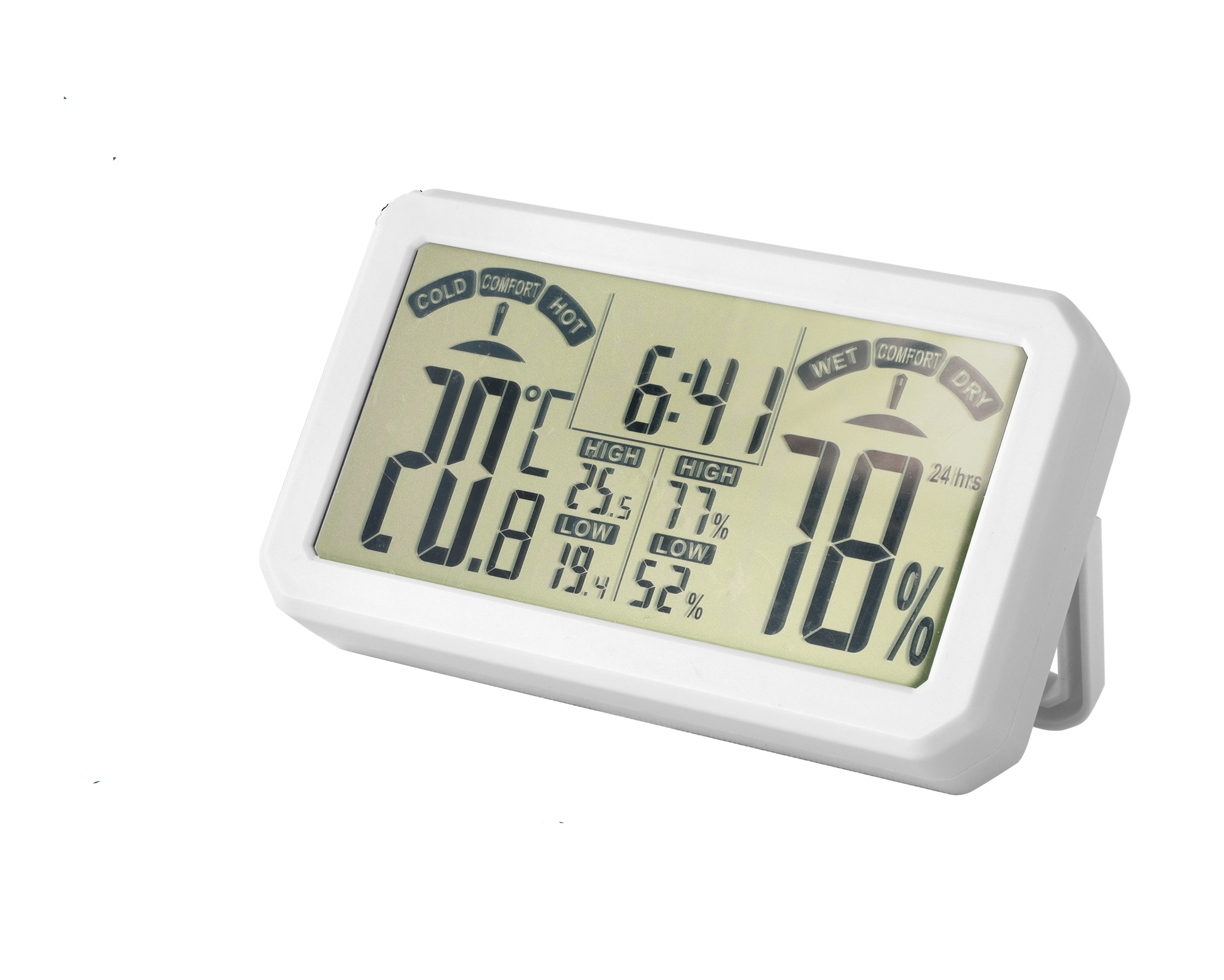 ساعة حرارة ورطوبة مع توقيت من JADEVER