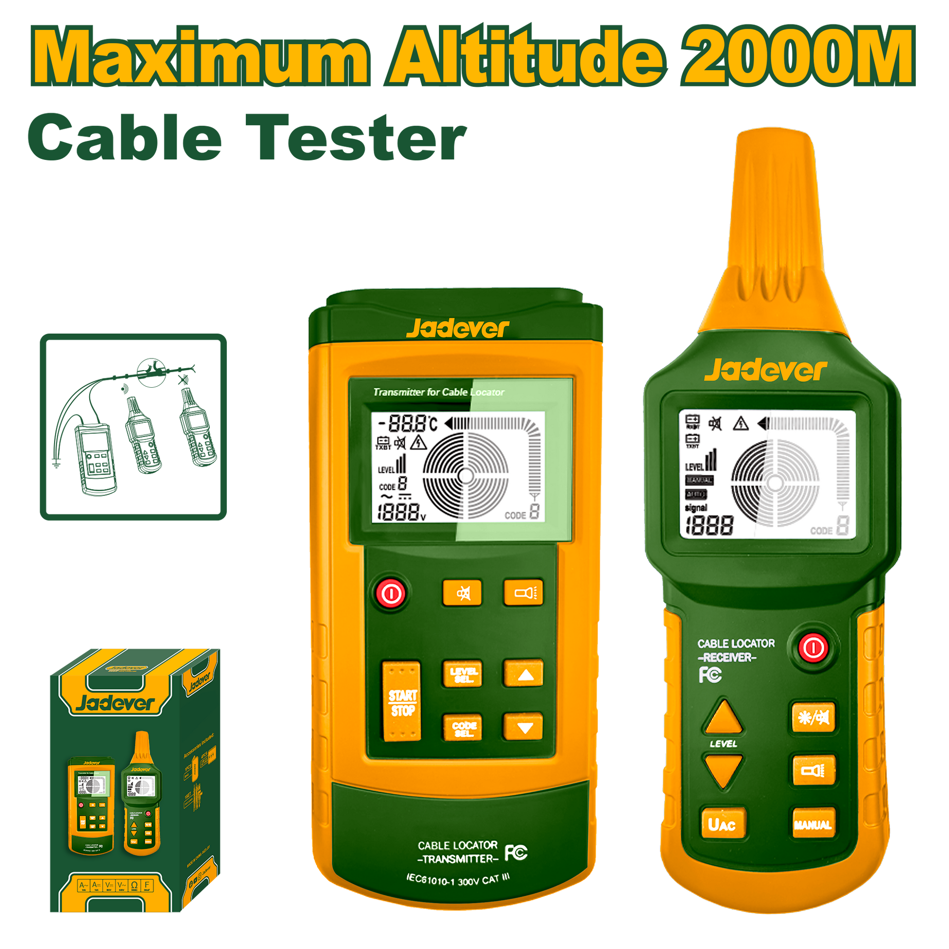 جهاز تتبع الكابلات من جادايفر - Jadever