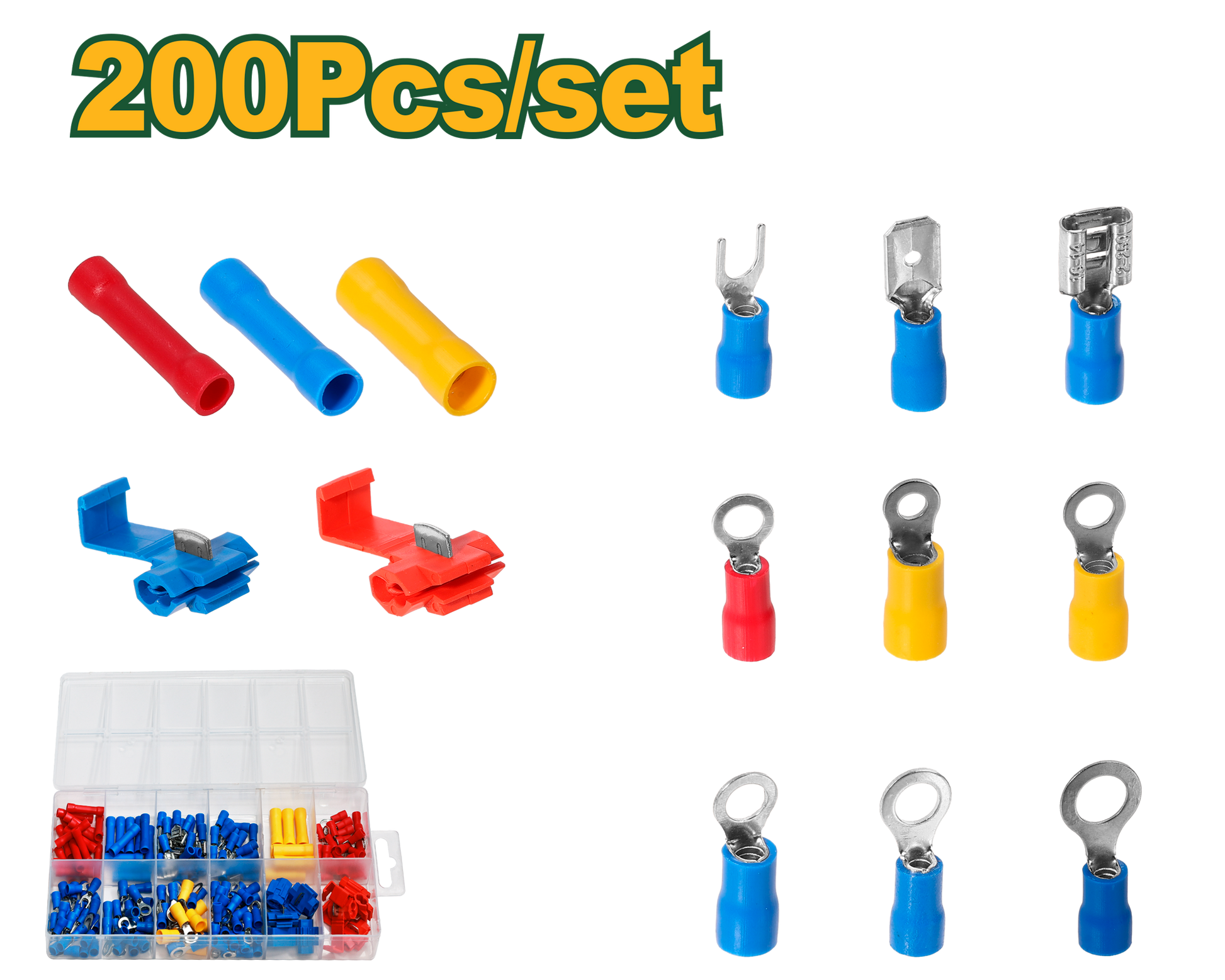 طقم راسيات اسلاك 200 قطعة من جادايفر Jadver