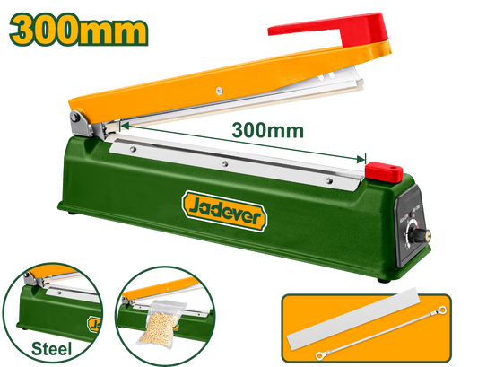ماكنة لحام أكياس حراري قابلة للتعديل – 300 ملم من جادايفر JADEVER