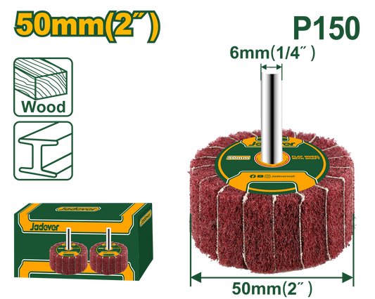 قرص تلميع JADEVER 50 x 25MM حبوب P150 لأعلى دقة ولمسات نهائية مميزة