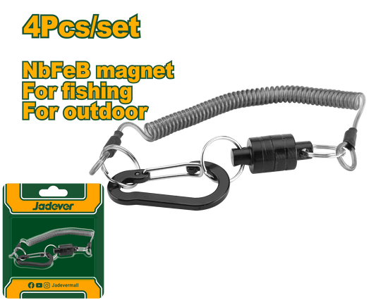 طقم صيد متعدد الأغراض 4 قطع مع مشبك مغناطيسي نيوديميوم من JADEVER