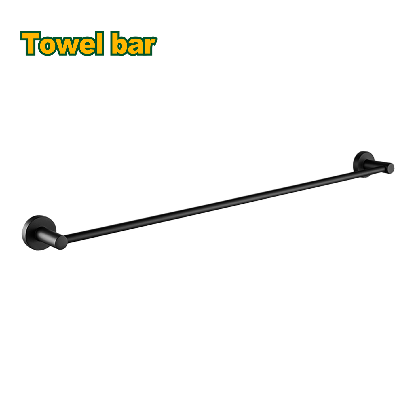 حمالة بشكير لون أسود 60 سم من جادايفر JADEVER